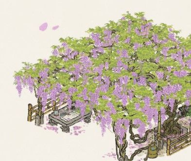 《江南百景图》如何驱散紫藤花妖